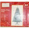 Image 1 : 6 1/2 FT NOBLE PINE CHRISTMAS TREE IN A BOX