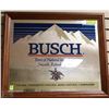 Image 1 : 1978 BUSCH BEER MIRRORED BAR SIGN (24.5" X 21")