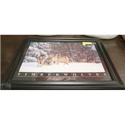 WOOD FRAMED TIMBERWOLVES