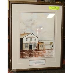 "A CITY IS BORN" FRAMED PICTURE FROM THE ELMWOOD