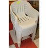 Image 1 : SET OF 6 PLASTIC OUTDOOR CHAIRS