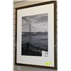 Image 1 : LARGE FRAMED BLACK & WHITE PICTURE - SAN