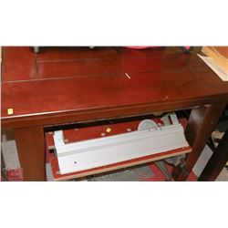 RUSTIC WOOD TONE KITCHEN TABLE