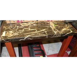 FAUX MARBLE 2 TONE KITCHEN TABLE