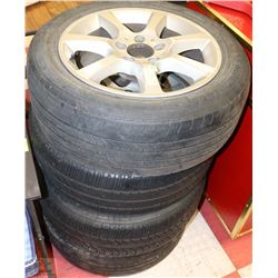 SET OF 4 TIRES & RIMS P205/55R16
