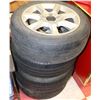 Image 1 : SET OF 4 TIRES & RIMS P205/55R16