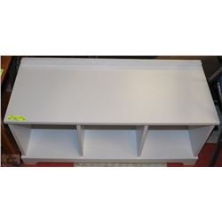 ENTRY WAY 3 CUBBY STORAGE BENCH
