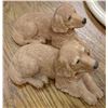 Image 1 : PAIR OF 1983 ORIGINAL SANDICAST GOLDEN RETRIEVERS