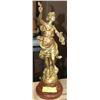 Image 1 : VINTAGE SPELTER STATUE "VICTORIAN LADY & HARP"