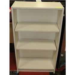 WHITE SHELF 23"X11"X42"H