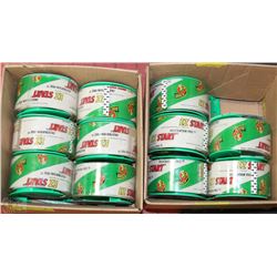 11 ROLLS OF DUCT TAPE, EACH WITH DISPENSER