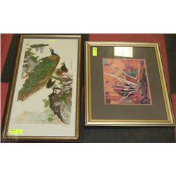 2 ASST FRAMED ESTATE PICTURES