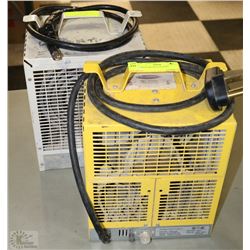 2 SHOP PORTABLE HEATERS