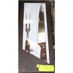 NEW ROSEWOOD CARVING SET