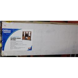 MOBILE ROOM DIVIDER ON WHEELS NEW IN BOX