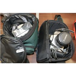 CANON CAMERA  AND CAMCORDER IN CASE