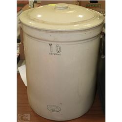 MEDALTA 10 IMPERIAL GALLON PICKLING POT  WITH LID