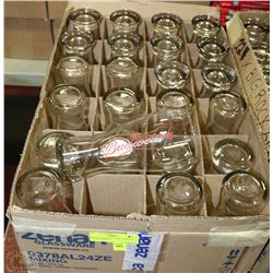 FLAT OF GLASSES (10 BIG ROCK, 10 BUDWEISER & 4