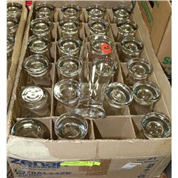 FLAT OF GLASSES (22  BIG ROCK AND 2 RICKARDS RED)