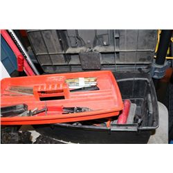 TOOL BOX WITH ASSORTED TOOLS INCLUDING AVIATION
