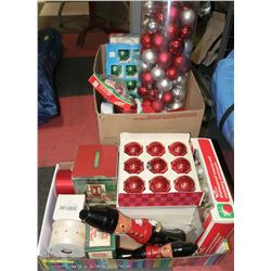 COLLECTION OF NEW AND USED CHRISTMAS DECOR