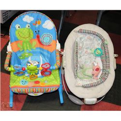 2 BABY BOUNCING CHAIRS
