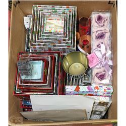 BOX OF CHRISTMAS NESTING BOXES
