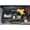 Image 1 : DEWALT 9.6V DRILL, CHARGER & 2 BATTERIES IN CASE