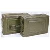 Image 1 : PAIR OF VINTAGE AMMO CRATES BY CANCO CO USA
