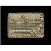 Nathaniel Mills - a good Victorian silver-gilt rectangular vinaigrette, the lid chased and engrav...