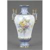 A Royal Crown Derby inverted baluster vase, painted with flower sprays, by Cuthbert Gresley, sign...