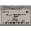 Image 3 : 2007-S SILVER IDAHO QUARTER PCGS PR69 DCAM