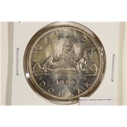 1966 CANADA SILVER DOLLAR UNC