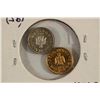 Image 2 : GOLD & SILVER 1865 MEXICO PESO FANTASY PIECES