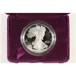 1990-S PROOF AMERICAN SILVER EAGLE