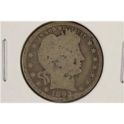 1893-S BARBER QUARTER
