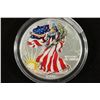 Image 1 : 1999 COLORIZED AMERICAN SILVER EAGLE