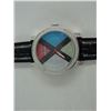 Image 2 : NEW! DIAMOND KING WATCH SET WITH 6 DIAMONDS, MULTICOLOUR FACE, RETAIL VALUE $450
