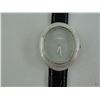Image 2 : NEW! DIAMOND KING WATCH SET WITH 10 DIAMONDS, SILVER TONE OVAL FACE, RETAIL VALUE $450