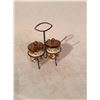 Image 1 : FIVE PCE. SANDLAND WARE CONDIMENT SET