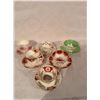 Image 1 : LOT OF SIX BONE CHINA CUPS AND SAUCERS