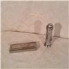 Image 1 : DARWIN CASED RAZOR AND ANTIQUE FLASHLIGHT