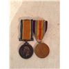 Image 1 : TWO WW1 WAR MEDALS