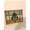 Image 1 : 17" X 24" ANTIQUE LEADED GLASS