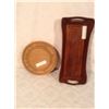 Image 1 : ENGLISH CUTTING BOARD + U.S. SERVING TRAY W/MOTTOS