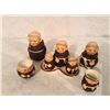 Image 1 : COLLECTION OF "MONK FIGURE" CONDIMENT PIECES