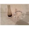 Image 1 : SIGNED CRYSTAL VASE + SIGNED CRYSTAL BOWL