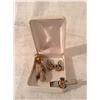 Image 1 : SCOTS THISTLE CUFFLINKS - TIE CLIP - BROOCH