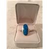 Image 1 : STERLING + TURQUOISE RING