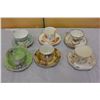 Image 1 : LOT OF SIX CHINA CUPS AND SAUCERS
